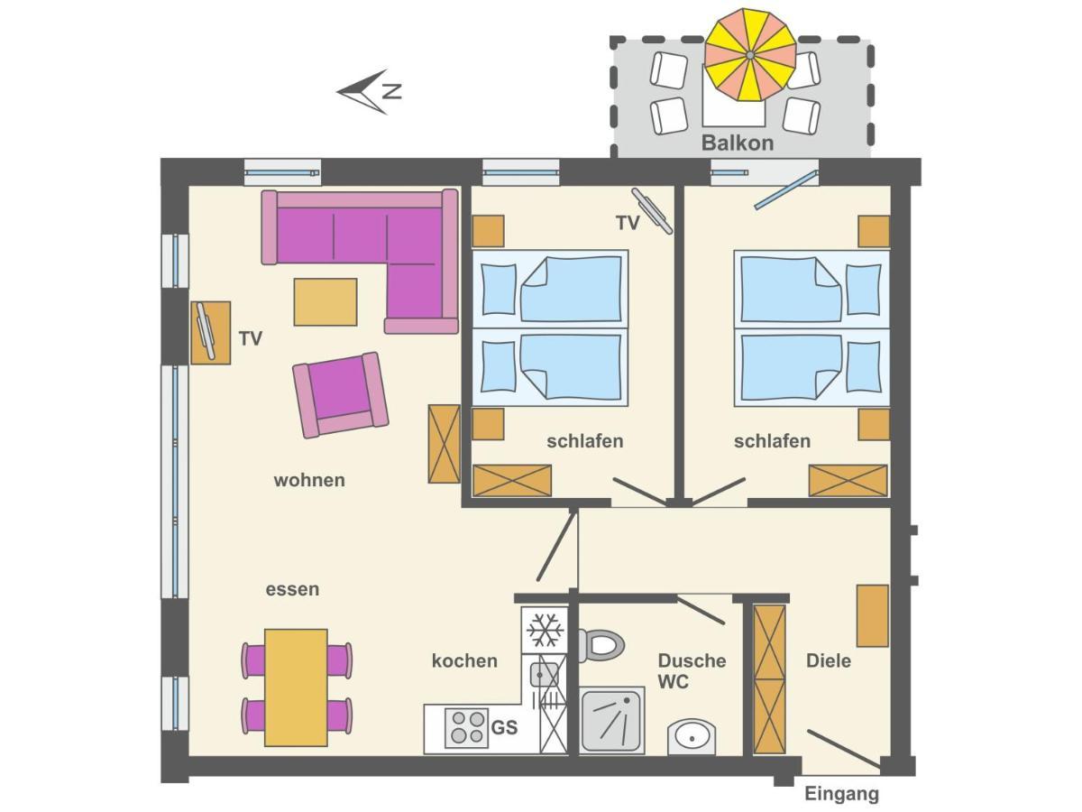 Residenz Am Strand Wohnung 2-29 Zingst Eksteriør bilde
